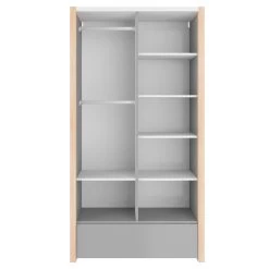 Bellamy Pinette Babykamer: Ledikant/Juniorbed, Commode En 2-Deurskast -Jollein Winkel bellamy pinette 2 deurskast pibssz2d 3 1