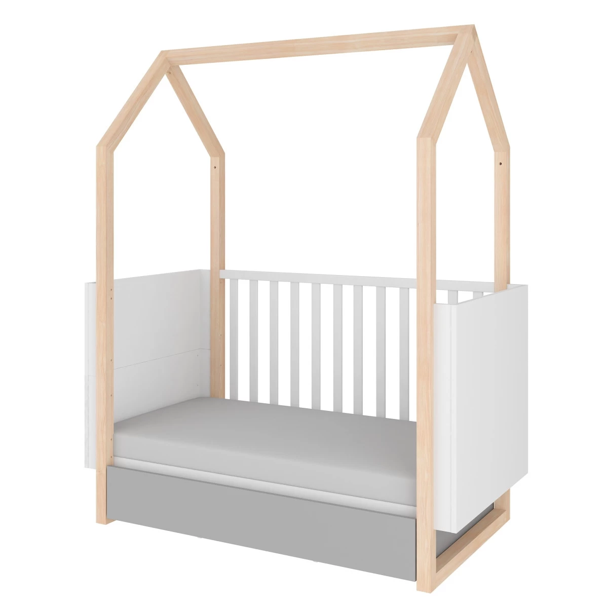 Bellamy Pinette Babykamer: Ledikant/Juniorbed, Commode En 2-Deurskast - Afbeelding 4