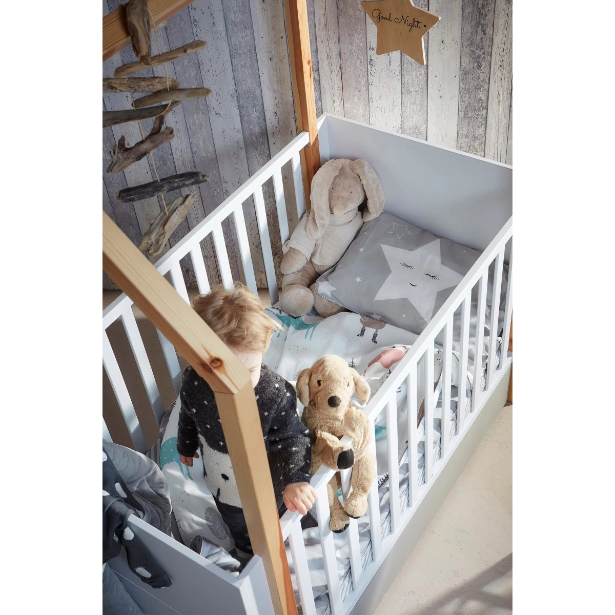 Bellamy Pinette Babykamer: Ledikant/Juniorbed En Commode 17 Bellamy Pinette Babykamer: Ledikant/Juniorbed En Commode - Afbeelding 15