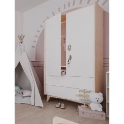 Bellamy So Sixty Babykamer: Ledikant/Juniorbed, Commode En 2-Deurskast -Jollein Winkel bellamy so sixty babykamer 03 1