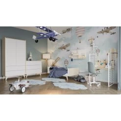 Bellamy So Sixty Babykamer: Ledikant/Juniorbed, Commode En 2-Deurskast -Jollein Winkel bellamy so sixty babykamer 04 1