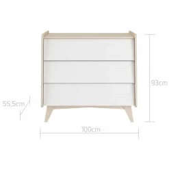Bellamy So Sixty Babykamer: Ledikant/Juniorbed En Commode 29 Bellamy So Sixty Babykamer: Ledikant/Juniorbed En Commode -Jollein Winkel bellamy so sixty commode ssbikomo 4 1