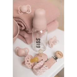 Bibs Blush 110 Ml Glazen Fles 5013244 -Jollein Winkel bibs ss22 mixed lifestyle product 7