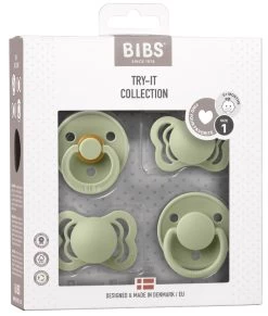 Bibs Try-it Sage 0-6 Mnd 4 Stuks Fopspenen 91343 -Jollein Winkel bibs try it sage size 1 4 stuks fopspenen 91343 2
