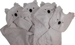 Blush & Blossom Koala Kyle Badstof Poncho TR-BB4213 12 Blush & Blossom Koala Kyle Badstof Poncho TR-BB4213 -Jollein Winkel blush blossom koala kyle bathcape bathrobe bibs poncho 2