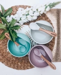 Bo Jungle B-Suction Bowl Grijs Kommetje Met Lepel B500600 -Jollein Winkel bo jungle b suction bowl 12