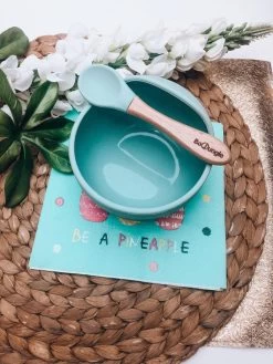 Bo Jungle B-Suction Bowl Blauw Kommetje Met Lepel B500610 -Jollein Winkel bo jungle b suction bowl blauw kommetje met lepel b500610 10