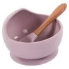 Bo Jungle B-Suction Bowl Roze Kommetje Met Lepel B500620 -Jollein Winkel bo jungle b suction bowl roze kommetje met lepel b500620 3 1