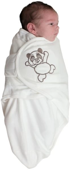 Bo Jungle Baby Wrap White Large Wikkeldeken B170410