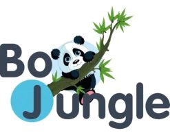 Bo Jungle B-Dinner Grijs 5-delige Biologische Dinerset B551000 -Jollein Winkel bo jungle logo 1 3