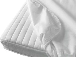 Briljant Molton Waterdicht 70x140 Juniorbed Hoeslaken/Matrasbeschermer -Jollein Winkel briljant molton ledikant hoeslaken matrasbeschermer 1