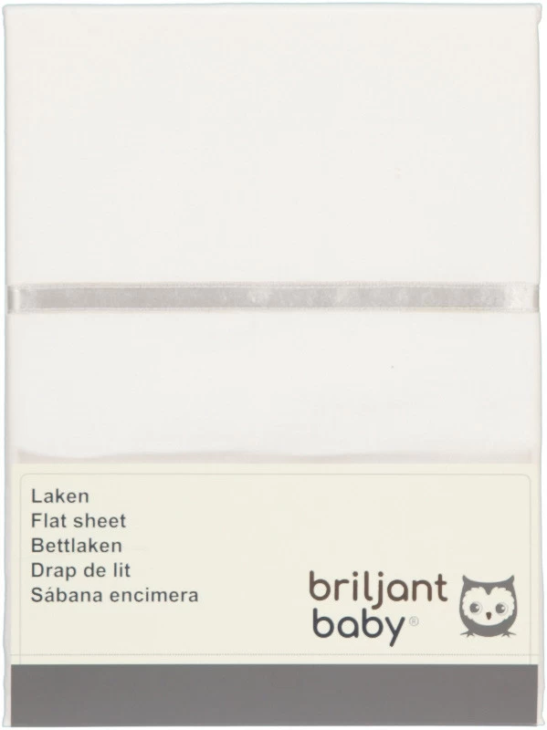 Briljant Bias Tape Wit 100 X 150 Cm Ledikantlaken 4 Briljant Bias Tape Wit 100 X 150 Cm Ledikantlaken - Afbeelding 2