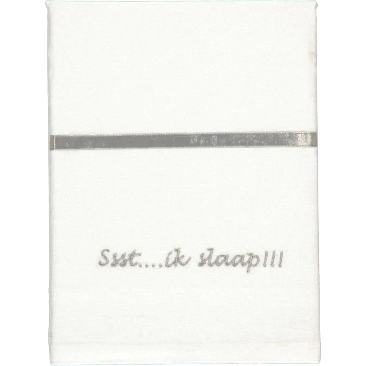 Briljant Ssst....ik Slaap!!! Grijs 75 X 100 Cm Wieglaken 3 Briljant Ssst....ik Slaap!!! Grijs 75 X 100 Cm Wieglaken