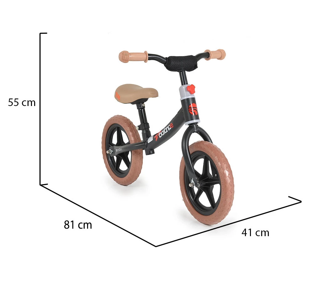 Cangaroo 2B Balance Black Loopfiets 109566 7 Cangaroo 2B Balance Black Loopfiets 109566 - Afbeelding 5