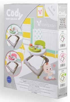 Cangaroo Baby Walker Cody Green Loopstoel 3968 -Jollein Winkel cangaroo baby walker cody green loopstoel 3968 7