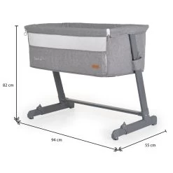 Cangaroo Connect Us Grey Wieg Aan Bed -Jollein Winkel cangaroo connect us grey wieg aan bed 11