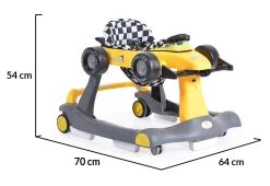 Cangaroo Daytonna Geel Loopstoel 109180 -Jollein Winkel cangaroo daytonna geel loopwagen 109180 9