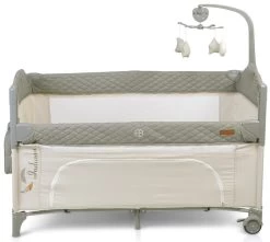 Jollein Winkel 34 Jollein Winkel -Jollein Winkel cangaroo indiana grey campingbed 3