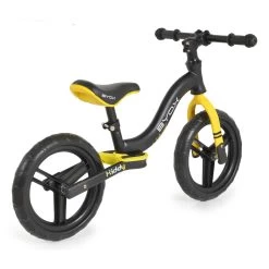 Cangaroo Kiddy Zwart/Geel Loopfiets 109567 -Jollein Winkel cangaroo kiddy zwart geel loopfiets 109567 3