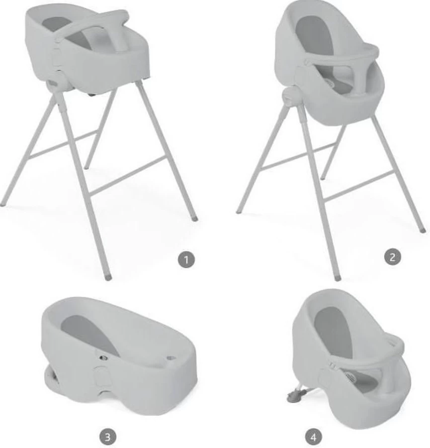 Chicco Bubble Nest Cool Grey Douche Zitje 79117.19 9 Chicco Bubble Nest Cool Grey Douche Zitje 79117.19 - Afbeelding 7