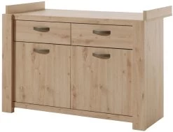 Meegroei Babykamer Amalia Naturel: Meegroei Ledikant, Commode En 2-Deurskast -Jollein Winkel commode amalia naturel