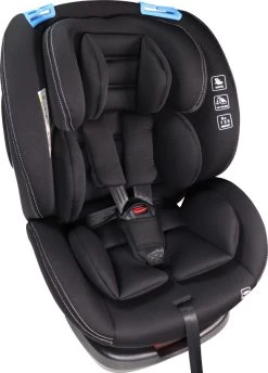 Ding Cruz Black 360° Isofix Autostoel 0-36kg DI-101919 -Jollein Winkel di 101919 ding cruz black carseat 1
