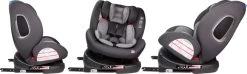 Ding Cruz Dark Grey 360° Isofix Autostoel 0-36kg DI-101920 -Jollein Winkel di 101920 ding cruz dark grey 360