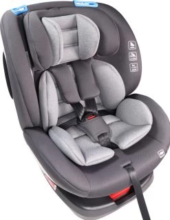 Ding Cruz Dark Grey 360° Isofix Autostoel 0-36kg DI-101920 -Jollein Winkel di 101920 ding cruz dark grey carseat
