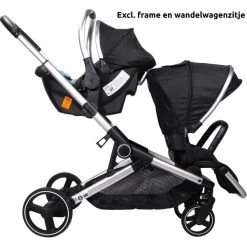 Ding Fenix Black/Black Autostoel 0-13kg -Jollein Winkel ding amigo black silver 0 13kg autostoel di 191708 2 1