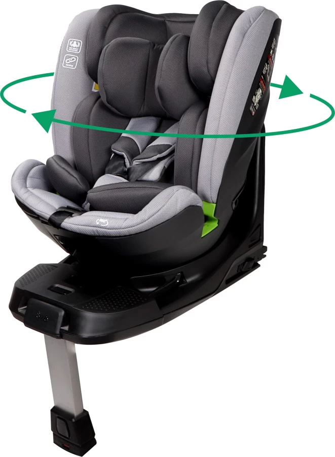 Ding Troy Black/Grey 360° I-Size Autostoel 0-36 Kg DI-101923