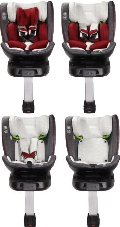 Ding Troy Red 360° I-Size Autostoel 0-36 Kg DI-101926 -Jollein Winkel ding troy red 40 130 cm i size car seat 05