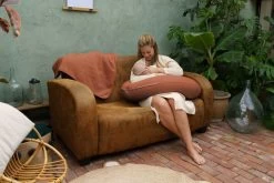 Doomoo Buddy Tetra Jersey Terracotta Voedingskussen B82 -Jollein Winkel doomoo buddy tetra jersey terracotta voedingskussen b82 2