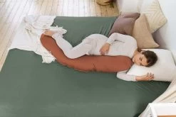 Doomoo Buddy Tetra Jersey Terracotta Voedingskussen B82 -Jollein Winkel doomoo buddy tetra jersey terracotta voedingskussen b82 3