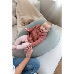 Doomoo Green Opblaasbaar Voedingskussen NAP01 -Jollein Winkel doomoo green opblaasbaar voedingskussen nap01 1