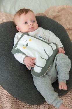 Doomoo Softy Chine Anthracite Voedingskussen S12 -Jollein Winkel doomoo lifestyle softy baby chine anthracite snoogy bear kep9926 rgb