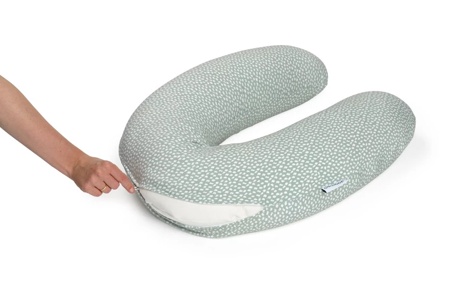 Doomoo Buddy Cloudy Kaki Voedingskussenhoes BC B60 4 Doomoo Buddy Cloudy Kaki Voedingskussenhoes BC B60 - Afbeelding 2