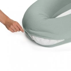 Doomoo Softy Tetra Jersey Green Voedingskussenhoes SC S33 -Jollein Winkel doomoo softy tetra jersey green voedingskussenhoes sc s33 2