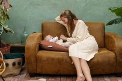 Doomoo Softy Tetra Jersey Terracotta Voedingskussen S82 -Jollein Winkel doomoo softy tetra jersey terracotta voedingskussen 2