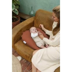 Doomoo Softy Tetra Jersey Terracotta Voedingskussen S82 -Jollein Winkel doomoo softy tetra jersey terracotta voedingskussen 3