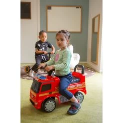 Eco Toys Brandweerwagen Loopauto 657-F -Jollein Winkel eco toys brandweerwagen loopauto 657 f 02