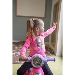 Eco Toys Retro Pink Loopscooter 605 -Jollein Winkel eco toys retro pink loopscooter 605 02