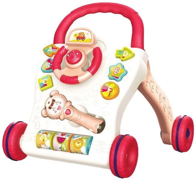 Eco Toys Roze Loopwagen Met Muziek CH79862 3 Eco Toys Roze Loopwagen Met Muziek CH79862
