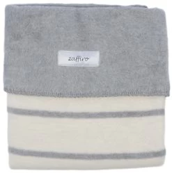 Zaffiro Grijs & Ecru Gestreept 75 X 100 Cm Wiegdeken 15083 -Jollein Winkel grijsecrustrependeken 4