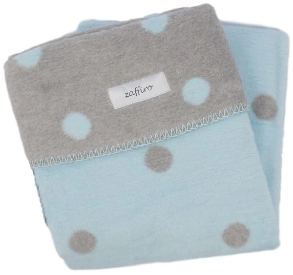 Zaffiro Grijs & Blauw Gestipt 100 X 150 Cm Ledikantdeken 15328 3 Zaffiro Grijs & Blauw Gestipt 100 X 150 Cm Ledikantdeken 15328