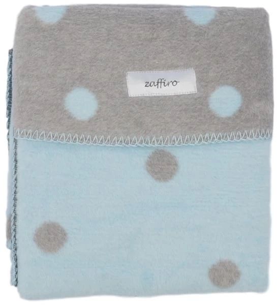 Zaffiro Grijs & Blauw Gestipt 100 X 150 Cm Ledikantdeken 15328 6 Zaffiro Grijs & Blauw Gestipt 100 X 150 Cm Ledikantdeken 15328 - Afbeelding 4