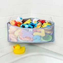 Munchkin High ’n Dry Bath Organizer Grey Badspeeltjes Houder 012511 -Jollein Winkel hoekbadopberger 2 1920x1920