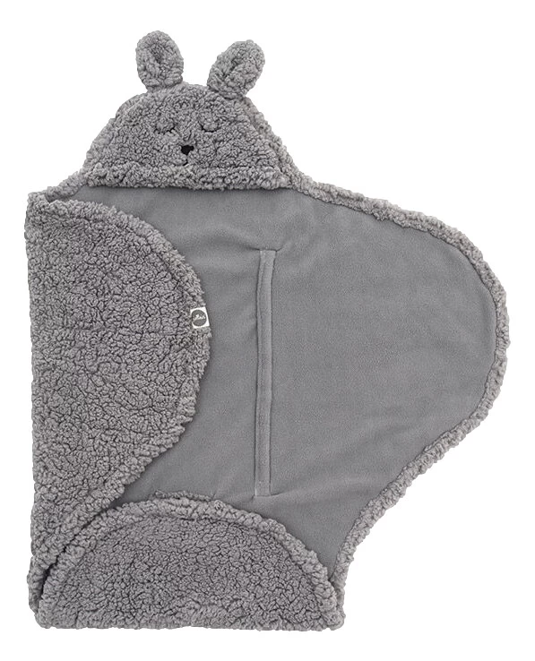 Jollein Bunny Storm Grey Wikkeldeken 032-566-65332 3 Jollein Bunny Storm Grey Wikkeldeken 032-566-65332