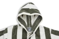 Jollein Stripe Terry Leaf Green 3-4jr Badjas 060-809-67001 -Jollein Winkel jollein stripe terry leaf green 1 2jr badjas 060 808 67001 3 1