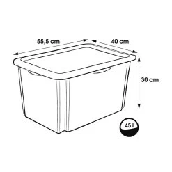 Keeeper Bambi Wit 45L Opbergbox 1223900126600 -Jollein Winkel keeeper bambi wit 45l opbergbox 1223900126600 5