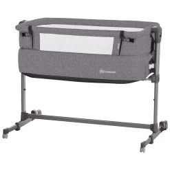 Kinderkraft Neste Up Melange Wieg Aan Bed KKLNESTGRYM00N